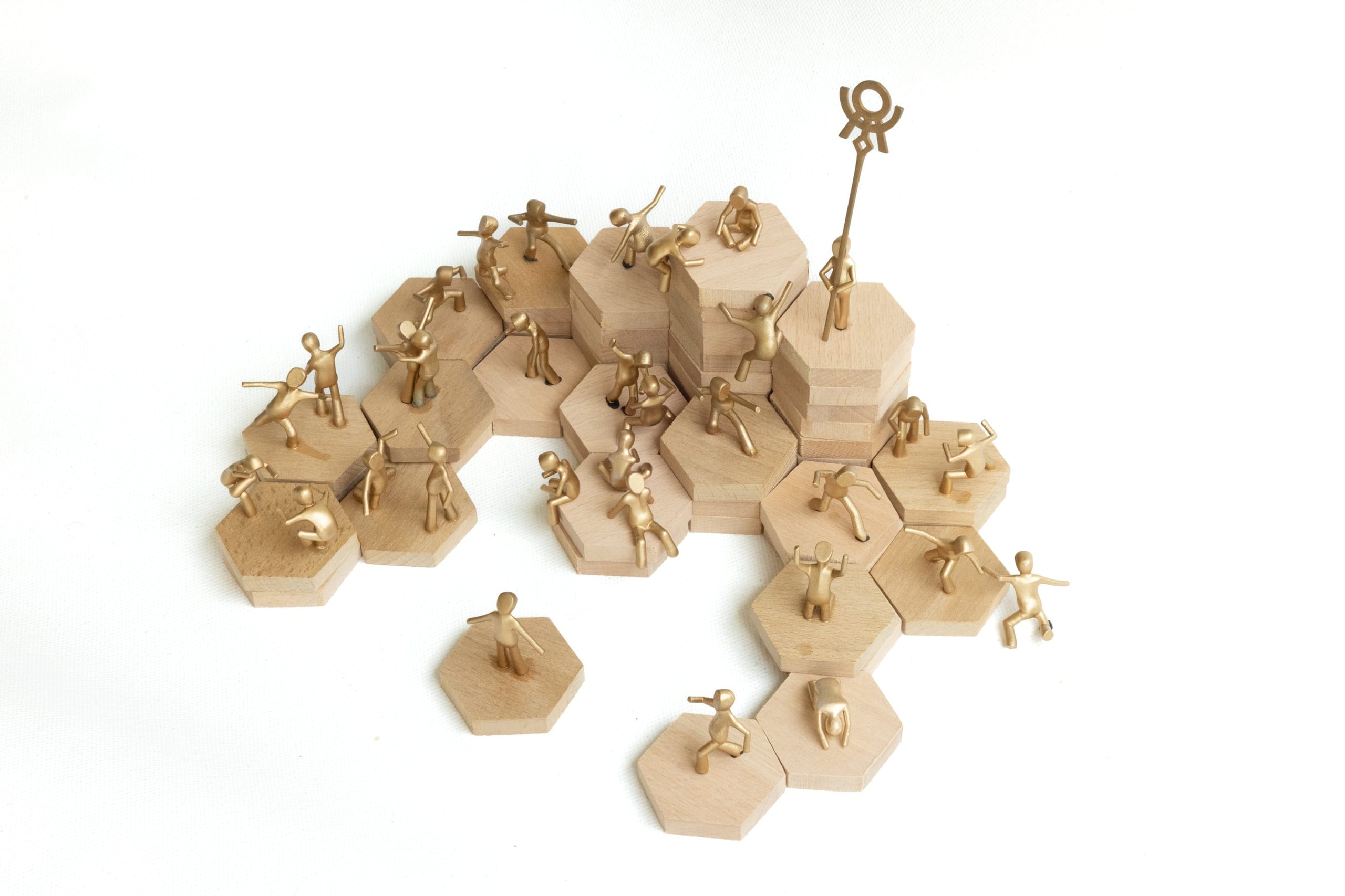 Figure studies — overhead view
